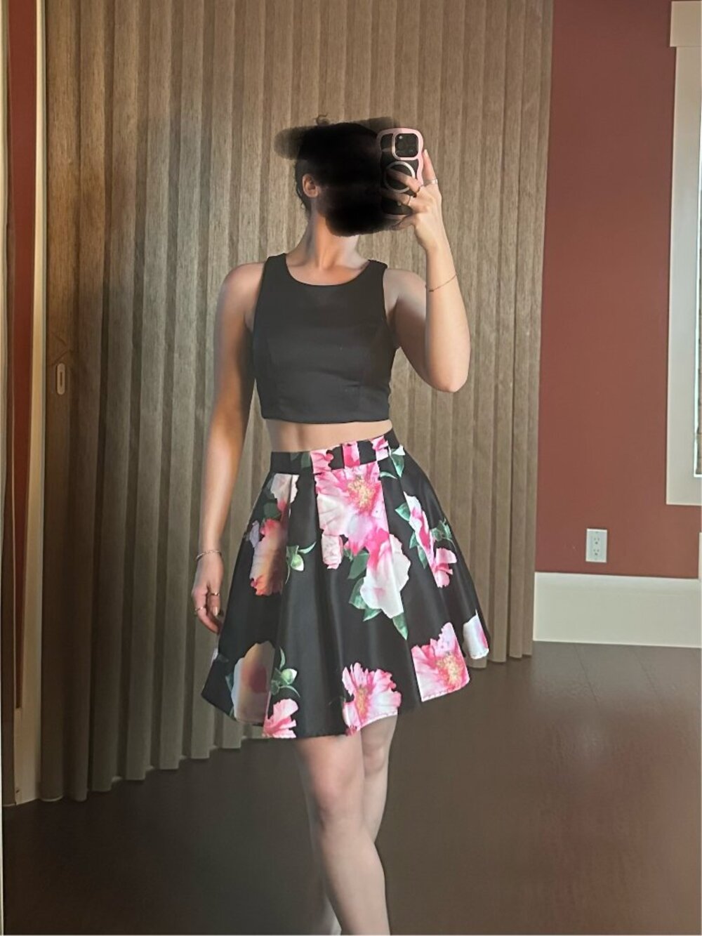 Black/Multi Mini 2 piece Sequin Hearts (US/CAN 3)